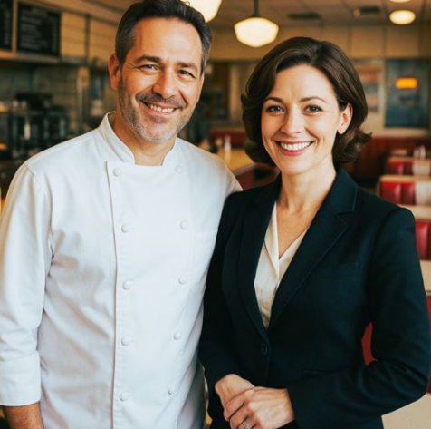General Manager Ivan and owner Michelle.